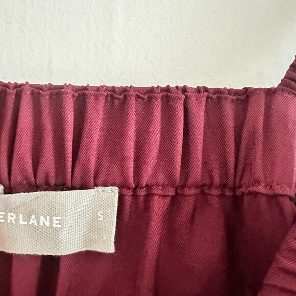 Small Everlane Party-Of-One Jumpsuit in Oxblood - Picture 5 of 5
